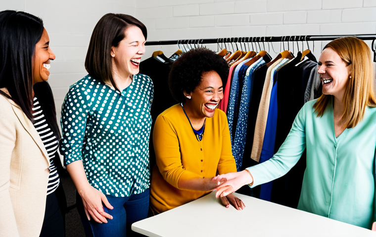 소비를 줄이기 위한 패션 선택 - Capsule Wardrobe Outfit Creation**

A woman in her 30s standing in front of an open closet filled wi...